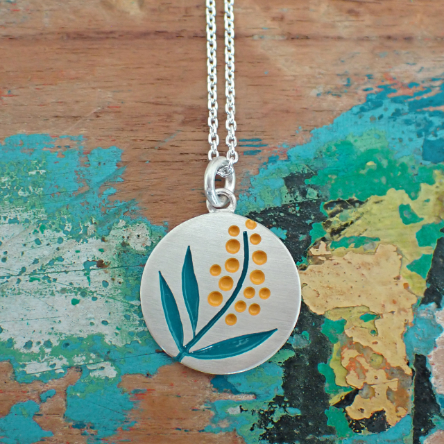 Petite Wattle Pendant2